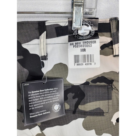 Genuine Gear BDU Camo Tactical Utility Pants Ripstop Women's Size M NWT - Picture 3 of 12